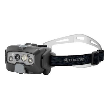 Ledlenser HF8R Core - regulējama LED uzlādējamā galvas lampa LED/2000 mAh IP68 800 lm 60 h pelēka