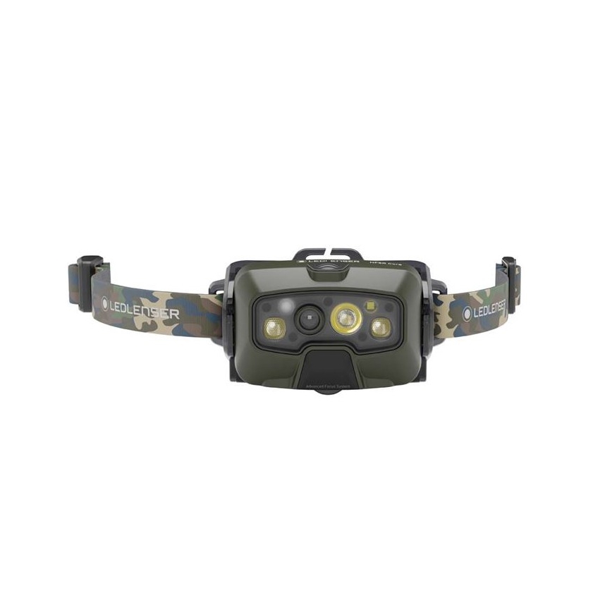Ledlenser HF8R Core RGB - LED dimmējama uzlādējamā galvas lampa, 3700 mAh, IP68, 1600 lm, 90 h, zaļa
