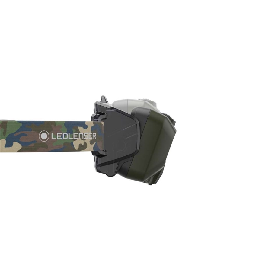 Ledlenser HF8R Core RGB - LED dimmējama uzlādējamā galvas lampa, 3700 mAh, IP68, 1600 lm, 90 h, zaļa
