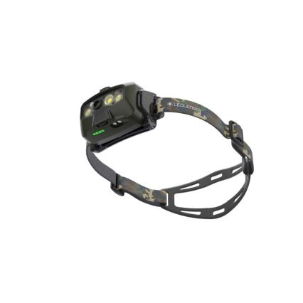 Ledlenser HF8R Core RGB - LED dimmējama uzlādējamā galvas lampa, 3700 mAh, IP68, 1600 lm, 90 h, zaļa