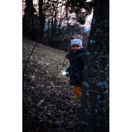 Ledlenser KIDBEAM4 RAINBOW - regulējams LED bērnu lukturītis, 2x AAA, IP44, violets