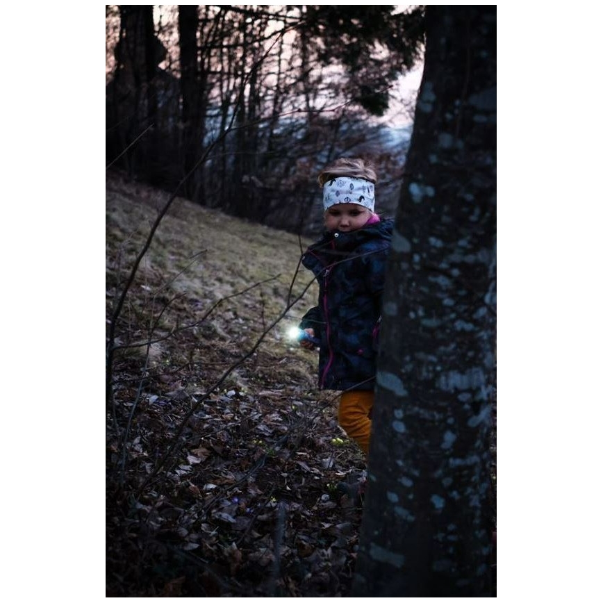 Ledlenser KIDBEAM4 RAINBOW - regulējams LED bērnu lukturītis, 2x AAA, IP44, violets