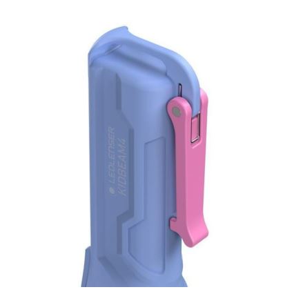 Ledlenser KIDBEAM4 RAINBOW - regulējams LED bērnu lukturītis, 2x AAA, IP44, violets