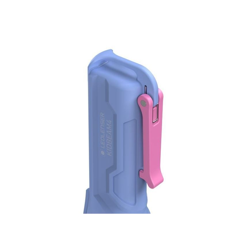 Ledlenser KIDBEAM4 RAINBOW - regulējams LED bērnu lukturītis, 2x AAA, IP44, violets