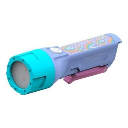 Ledlenser KIDBEAM4 RAINBOW - regulējams LED bērnu lukturītis, 2x AAA, IP44, violets