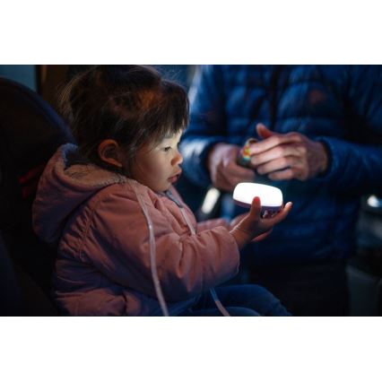Ledlenser KIDCAMP6 DINO - pārnēsājama LED lampa ar regulējamu spilgtumu, LED/3xAAA, IP44, zaļa
