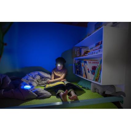 Ledlenser KIDCAMP6 RAINBOW - pārnēsājama LED lampa ar regulējamu spilgtumu LED/3xAAA IP44 zila
