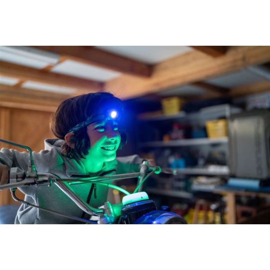 Ledlenser KIDCAMP6 RAINBOW - pārnēsājama LED lampa ar regulējamu spilgtumu LED/3xAAA IP44 zila