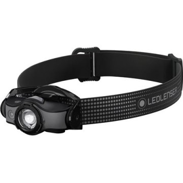 Ledlenser MH5 - LED regulējams uzlādējamais galvas lukturis LED/1xAA/750 mAh IP54 400 lm 35 h melns/pelēks