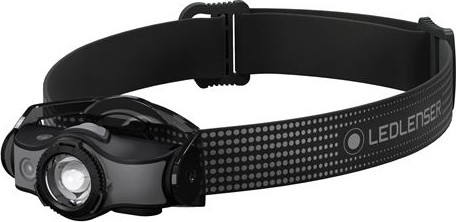 Ledlenser MH5 - LED regulējams uzlādējamais galvas lukturis LED/1xAA/750 mAh IP54 400 lm 35 h melns/pelēks