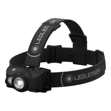 Ledlenser MH8 - LED ar regulējamu spilgtumu uzlādājamais galvas lukturis LED/2xAA/1550 mAh IP54 600 lm 60 h melns