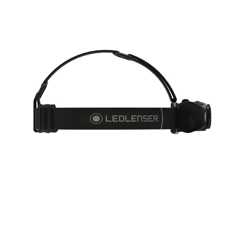 Ledlenser MH8 - LED ar regulējamu spilgtumu uzlādājamais galvas lukturis LED/2xAA/1550 mAh IP54 600 lm 60 h melns
