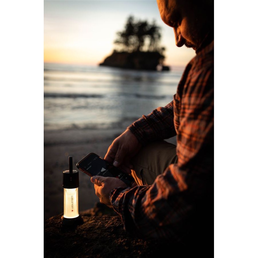 Ledlenser ML6 CONNECT WARM LIGHT - uzlādējams LED lukturis ar regulējamu spilgtumu, 3000 mAh, IP66, 750 lm + tālvadības pults
