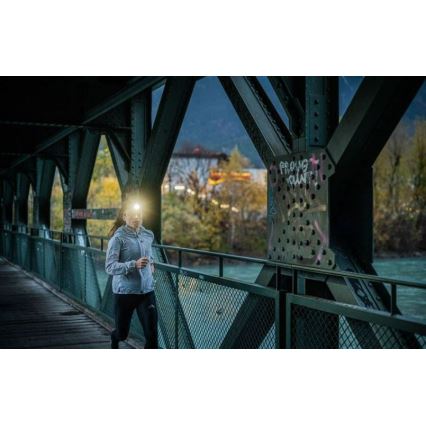 Ledlenser NEO1R - uzlādējama LED galvas lampa ar regulējamu spilgtumu, 730 mAh, IP67, 250 lm, līdz 15 h, zaļa