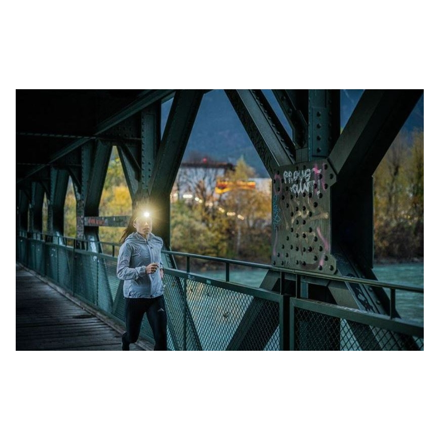 Ledlenser NEO1R - uzlādējama LED galvas lampa ar regulējamu spilgtumu, 730 mAh, IP67, 250 lm, līdz 15 h, zaļa