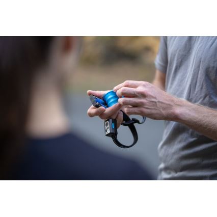 Ledlenser NEO3 - regulējams LED galvas lukturis LED/3xAAA IP54 400 lm 20 h zils