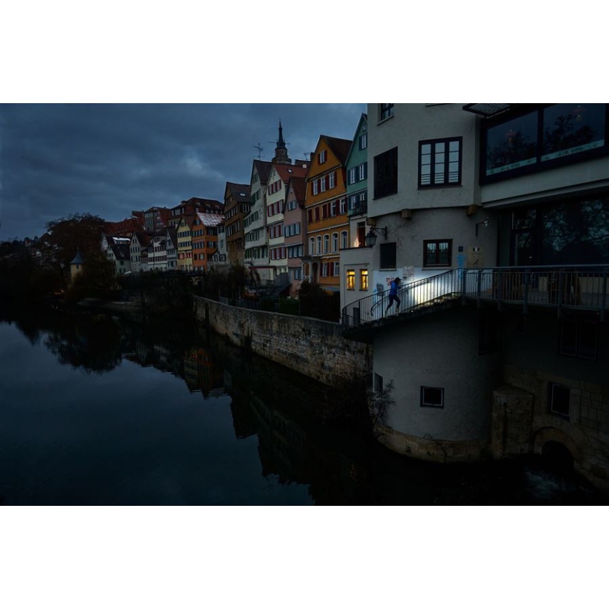 Ledlenser NEO3 - regulējams LED galvas lukturis LED/3xAAA IP54 400 lm 20 h zils