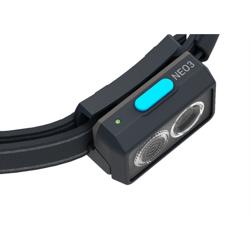 Ledlenser NEO3 - regulējams LED galvas lukturis LED/3xAAA IP54 400 lm 20 h zils