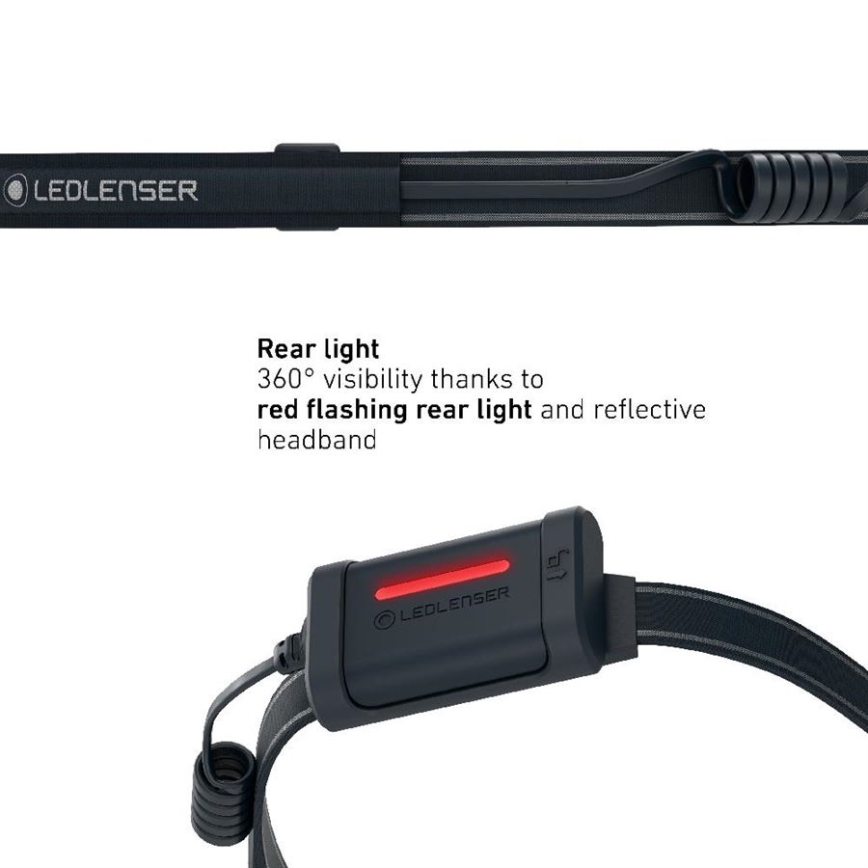 Ledlenser NEO3 - regulējams LED galvas lukturis LED/3xAAA IP54 400 lm 20 h zils