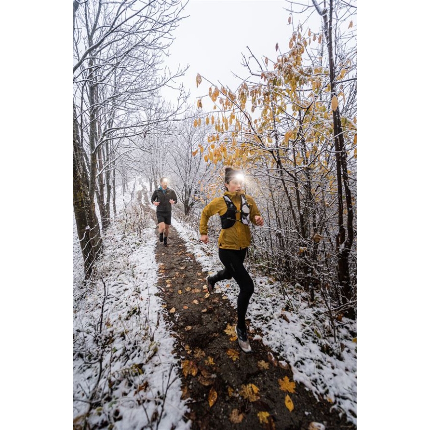 Ledlenser NEO5R - uzlādējamā LED galvas lampa ar regulējamu spilgtumu LED/1800 mAh IP54 600 lm 35 h melna/balta