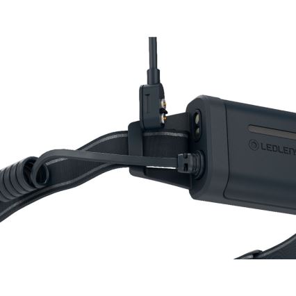 Ledlenser NEO5R - uzlādējamā LED galvas lampa ar regulējamu spilgtumu LED/1800 mAh IP54 600 lm 35 h melna/balta