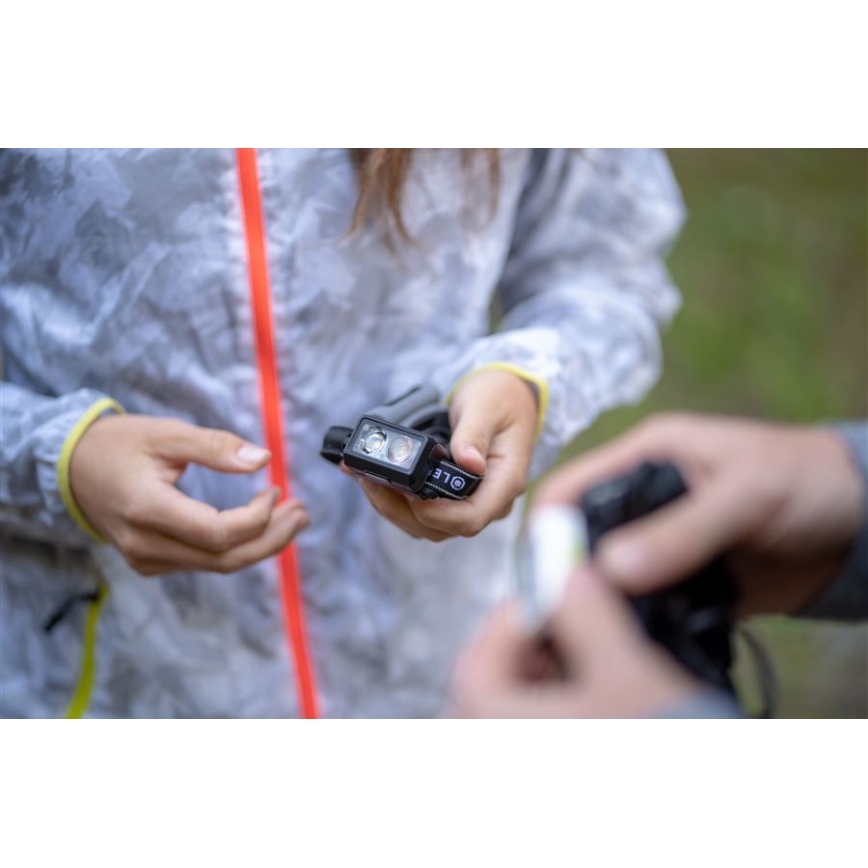 Ledlenser NEO5R - LED regulējamā uzlādējamā galvas lampa LED/1800mAh IP54 600 lm 35 h melna