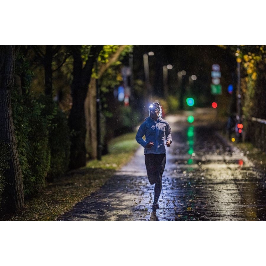 Ledlenser NEO5R - LED regulējamā uzlādējamā galvas lampa LED/1800mAh IP54 600 lm 35 h melna