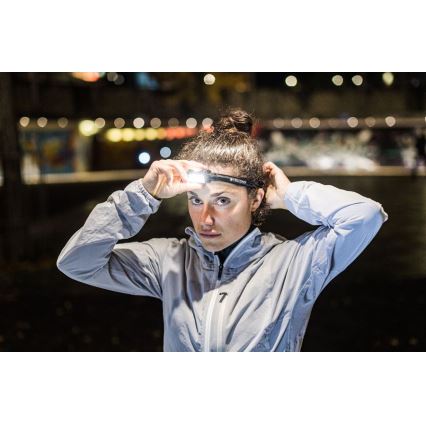 Ledlenser NEO5R - LED regulējamā uzlādējamā galvas lampa LED/1800mAh IP54 600 lm 35 h melna