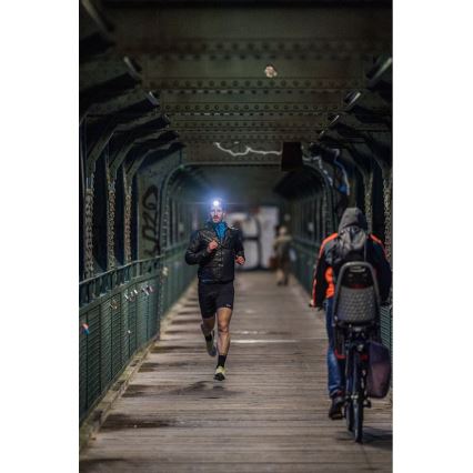 Ledlenser NEO5R - LED regulējamā uzlādējamā galvas lampa LED/1800mAh IP54 600 lm 35 h melna