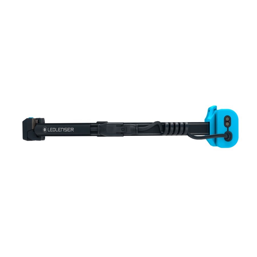 Ledlenser NEO9R - regulējams LED uzlādējamais galvas lukturis LED/5000 mAh IP54 1200 lm 120h melns/zils