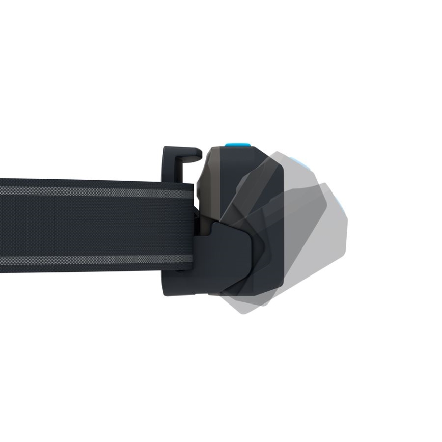 Ledlenser NEO9R - regulējams LED uzlādējamais galvas lukturis LED/5000 mAh IP54 1200 lm 120h melns/zils