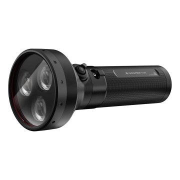 Ledlenser P18R - uzlādējams LED lukturis ar regulējamu spilgtumu, 3000 mAh, IP68, 6500 lm, 45 h, melns