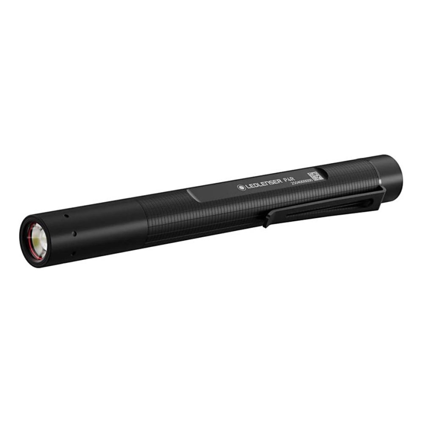 Ledlenser P4R - LED uzlādējams lukturis ar regulējamu spilgtumu LED/1xAAA/700 mAh IP54 300 lm 13 h melns
