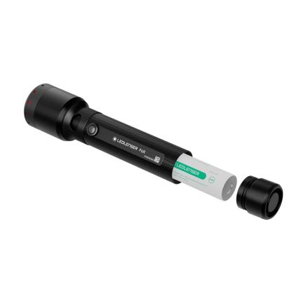 Ledlenser P6R - uzlādējams LED lukturis ar regulējamu spilgtumu LED/3000 mAh IP68 1200 lm 65 h melns