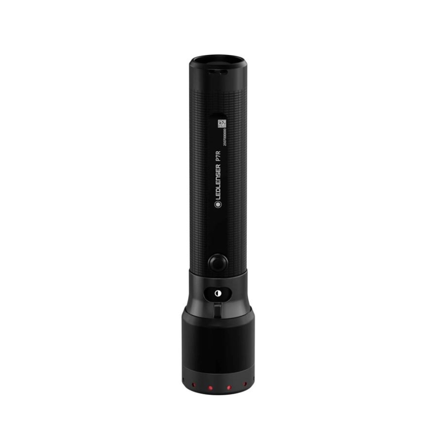 Ledlenser P7R - uzlādējamais LED lukturis ar regulējamu spilgtumu LED/4600 mAh IP68 2000 lm 80 h melns