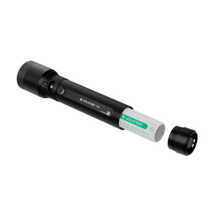 Ledlenser P7R - uzlādējamais LED lukturis ar regulējamu spilgtumu LED/4600 mAh IP68 2000 lm 80 h melns