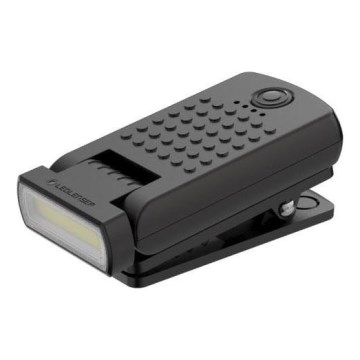 Ledlenser W1R - uzlādējams darba lukturis ar klipu, regulējams spilgtums, LED, 740 mAh, IP54, 220 lm