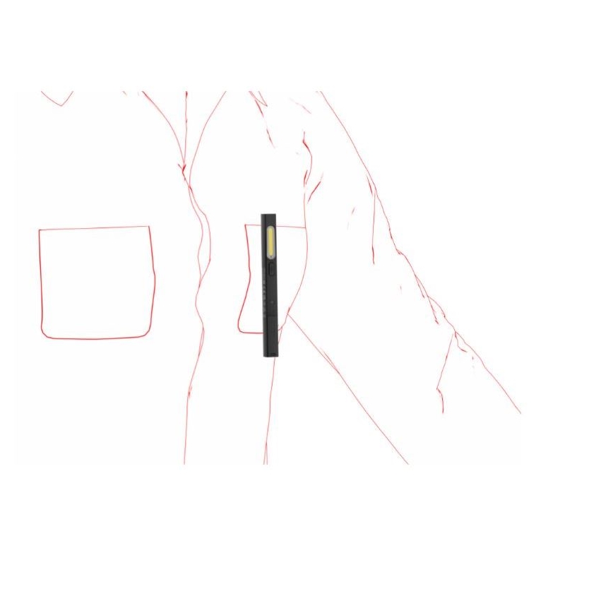 Ledlenser W2R - LED ar regulējamu spilgtumu uzlādējams darba lukturis LED/630 mAh IP54 220 lm
