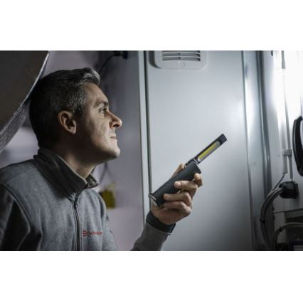 Ledlenser W6R - LED ar regulējamu spilgtumu, uzlādējams darba lukturis, 2500 mAh, IP54, 500 lm, 10 h