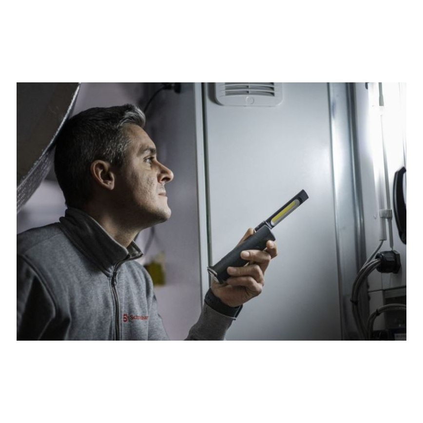 Ledlenser W6R - LED ar regulējamu spilgtumu, uzlādējams darba lukturis, 2500 mAh, IP54, 500 lm, 10 h