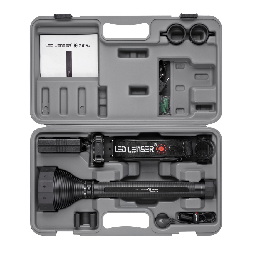 Ledlenser X21R - regulējams LED uzlādējamais lukturis LED/5000 mAh IP54 5000 lm 40 h