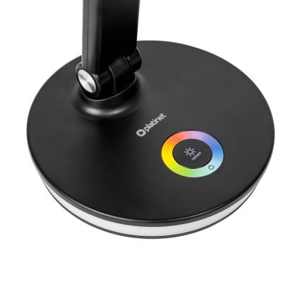 LED RGBW Aptumšojama galda lampa ar ārējā akumulatora funkciju LED/12W/5V 2800-6000K melna