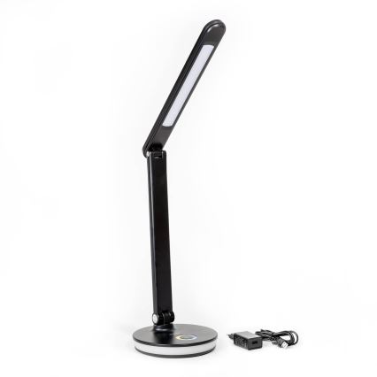 LED RGBW Aptumšojama galda lampa ar ārējā akumulatora funkciju LED/12W/5V 2800-6000K melna