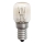 Ledusskapja spuldze T25 E14/15W/230V 2700K