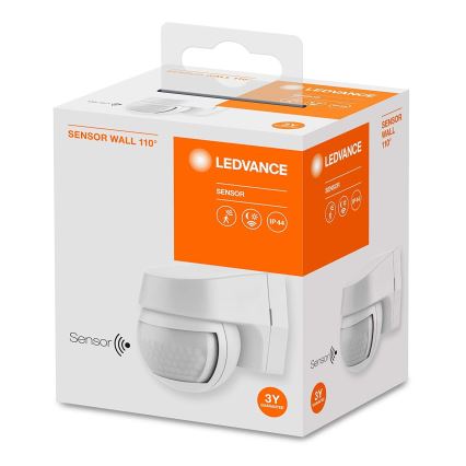 Ledvance - Āra infrasarkanais kustību sensors 230V IP44 balts