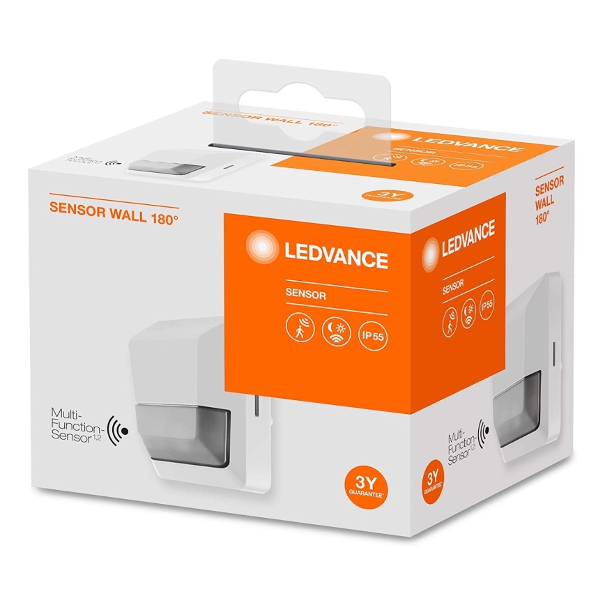 Ledvance - Āra infrasarkanais kustību sensors 230V IP55 balts