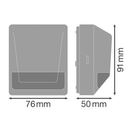 Ledvance - Āra infrasarkanais kustību sensors 230V IP55 balts