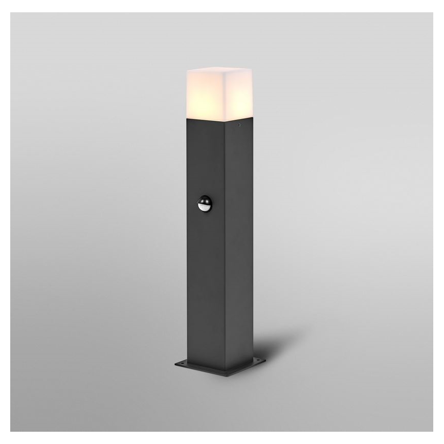 Ledvance - Āra lampa ar sensoru FIGO SQUARE 1xE27/20W/230V IP44