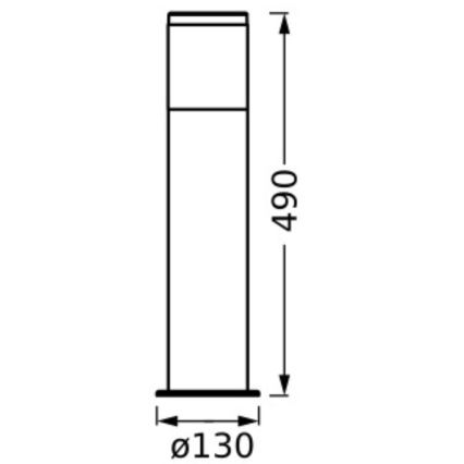 Ledvance - Āra lampa EBRO 1xE27/20W/230V IP44