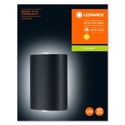 Ledvance - Āra LED sienas gaismeklis ENDURA LED/6W/230V